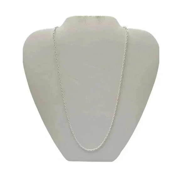 Monet Dainty White Enamel Gold Tone Chain Link Necklace Vintage 24.5" - Picture 1 of 4